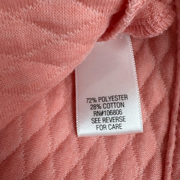 🧿PRICE FIRM🧿 CROFT & BARROW pink quilted sweater - Picture 10 of 10